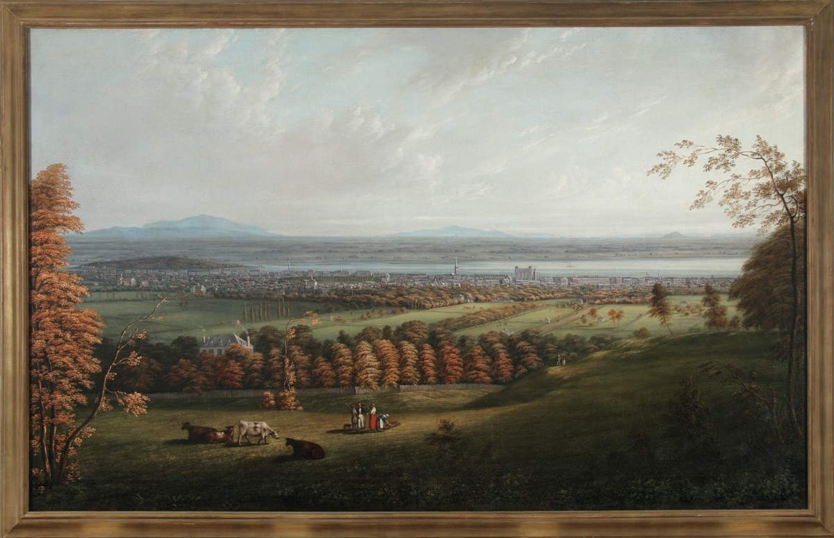 James Duncan, <i>Montréal depuis la montagne</i>, vers 1830-1831. Don de William D. Lighthall, M966.61, Musée McCord