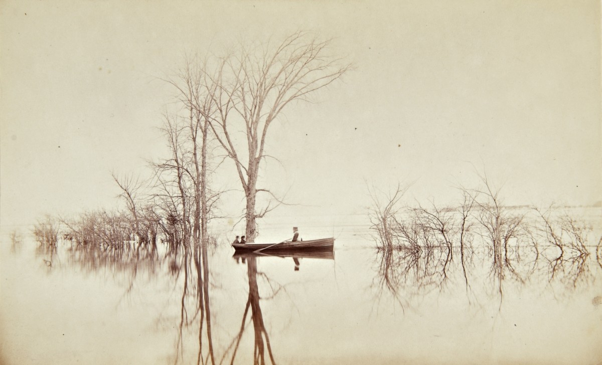 Alexander Henderson, <i>Inondation printanière, près de Montréal</i>, vers 1865. MP-0000.308.5 © Musée McCord
