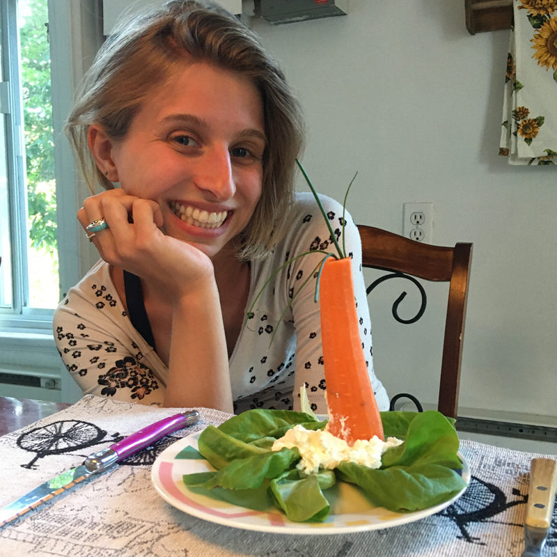Salade fusée, préparée par Clara, chargée de projets à l’Action éducative, citoyenne et culturelle