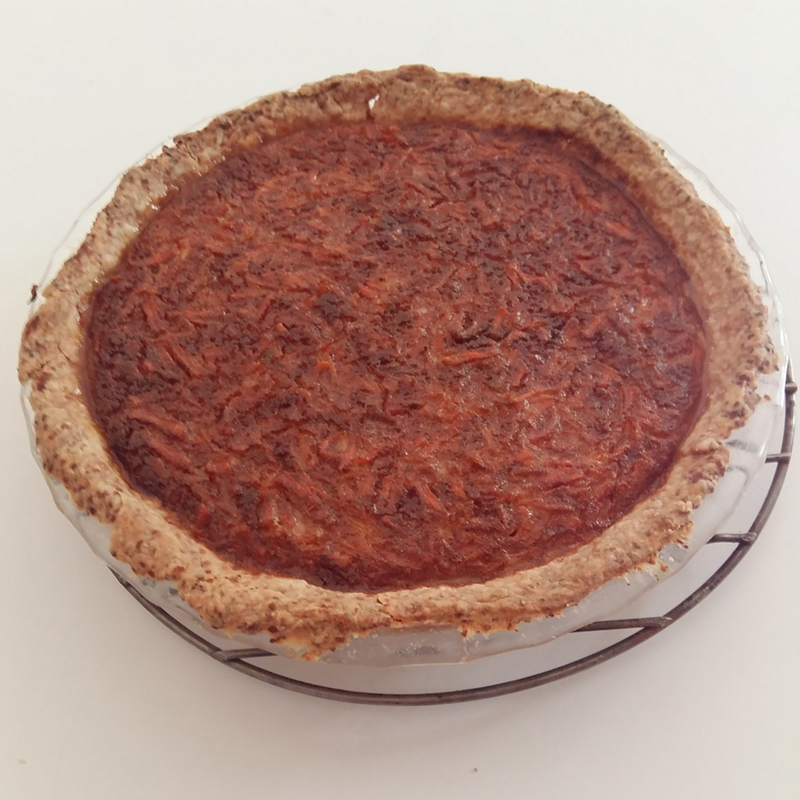 Carrot Pie, préparée par Edith, traductrice