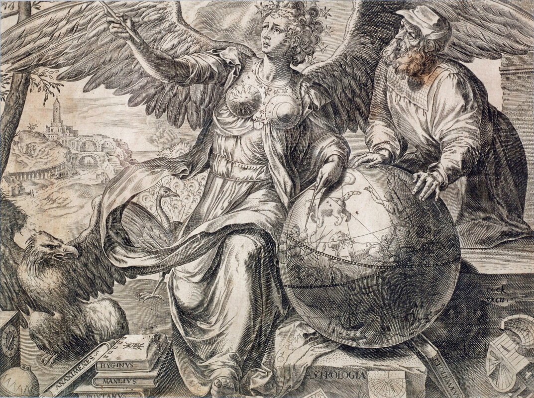 Cornelis Cort, after Frans Floris, <i>Astrologia</i>, 1565. 1978.297, McCord Stewart Museum
