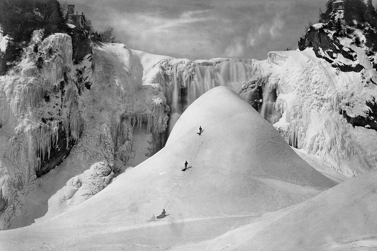 Alexander Henderson, <i>Ice Cone, Montmorency Falls, Quebec</i>, 1876. MP-0000.299.1, McCord Museum