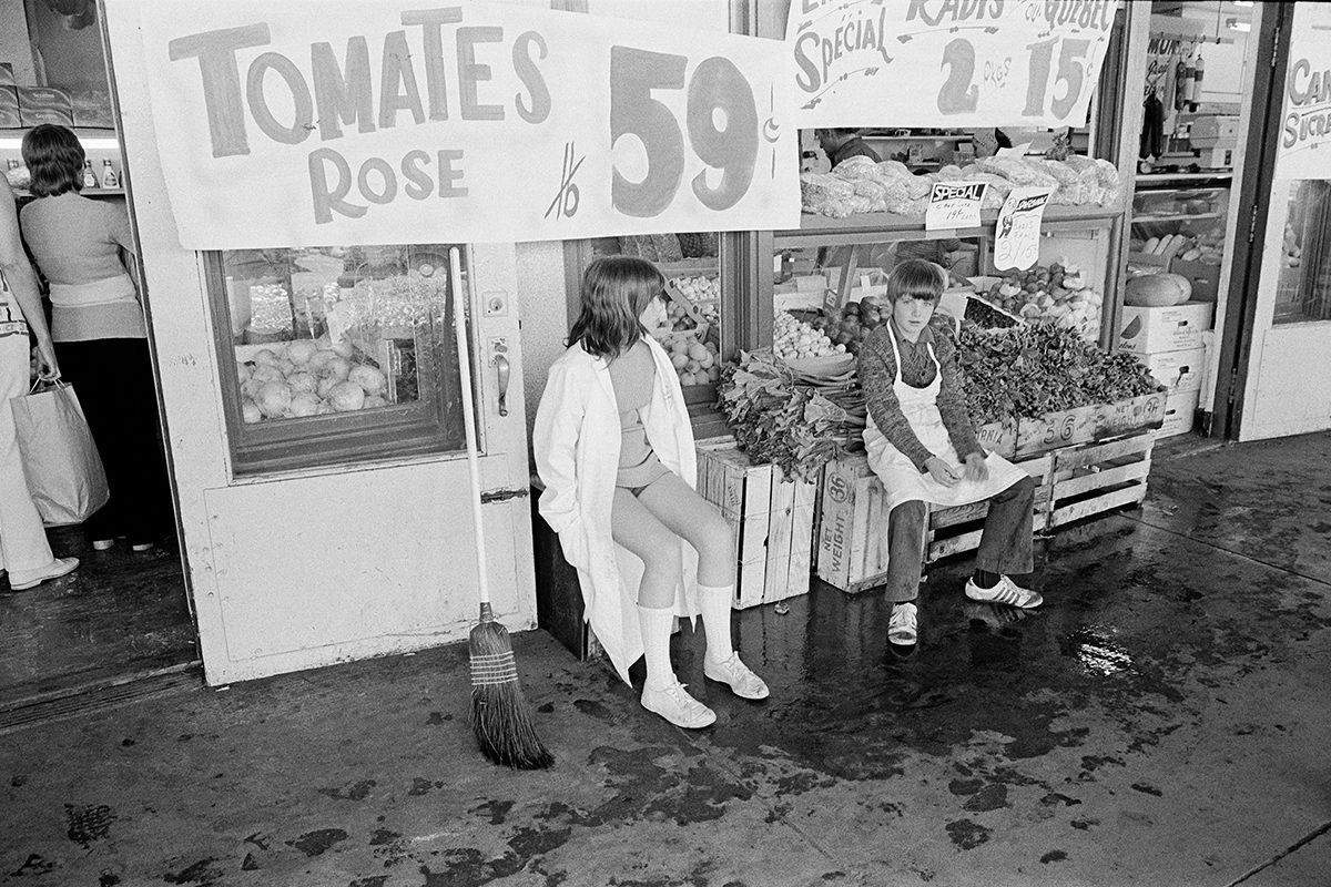 Michel Élie Tremblay, from the series <i>Atwater Market, Montreal</i>, 1972. Gift of Michel Élie Tremblay, M2019.71.32, McCord Museum